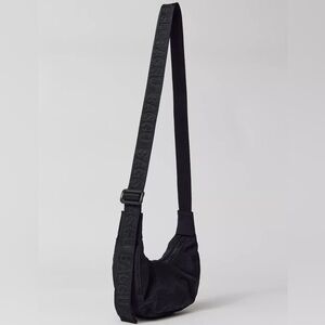 BAGGU UO Exclusive Mini Nylon Crescent Bag (Black)